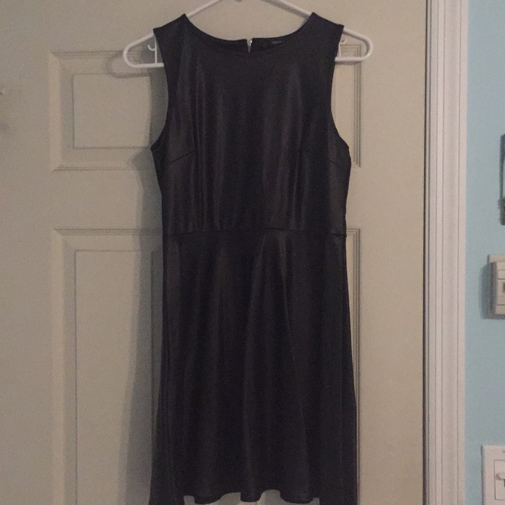 Forever 21 Leather Mini Dress